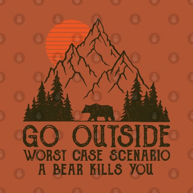 Go Outside worst case scenario a bear kills you mode transparant by sudaisgona