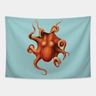 Octopus (Vintage Illustration) Tapestry