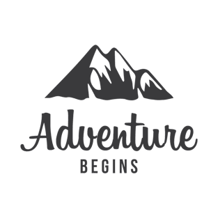 Mountains Adventure Begins T-Shirt