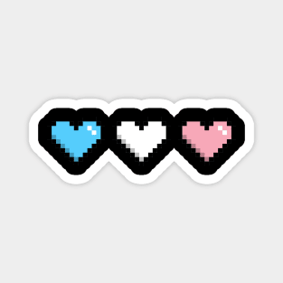 Transgender Hearts Magnet