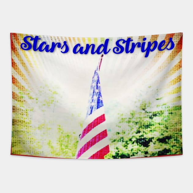 Stars and Stripes USA Flag Tapestry by Shell Photo & Design