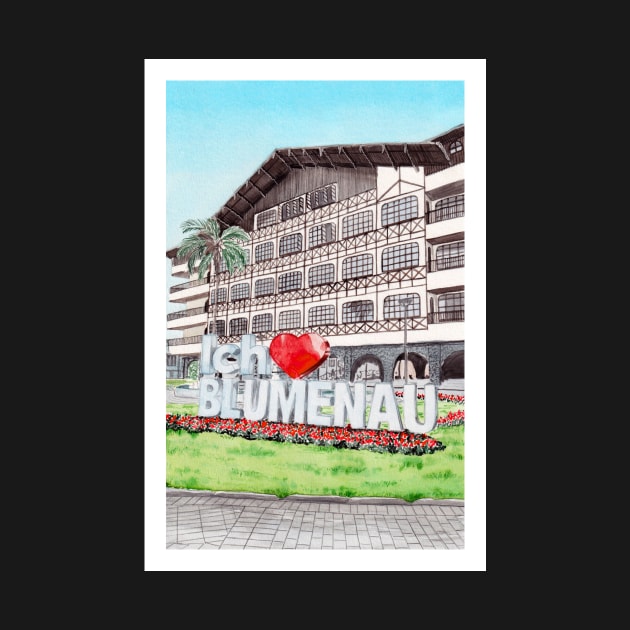 Blumenau, Brazil by NorrskenArt