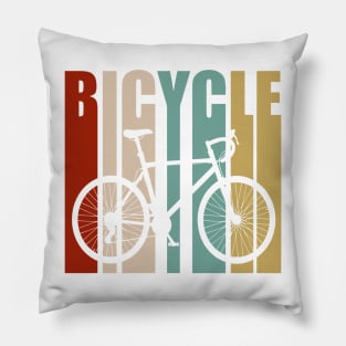 Retro bicycle Pillow
