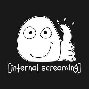 Introvert Meme internal screaming Thumbs Up Dank Meme T-Shirt