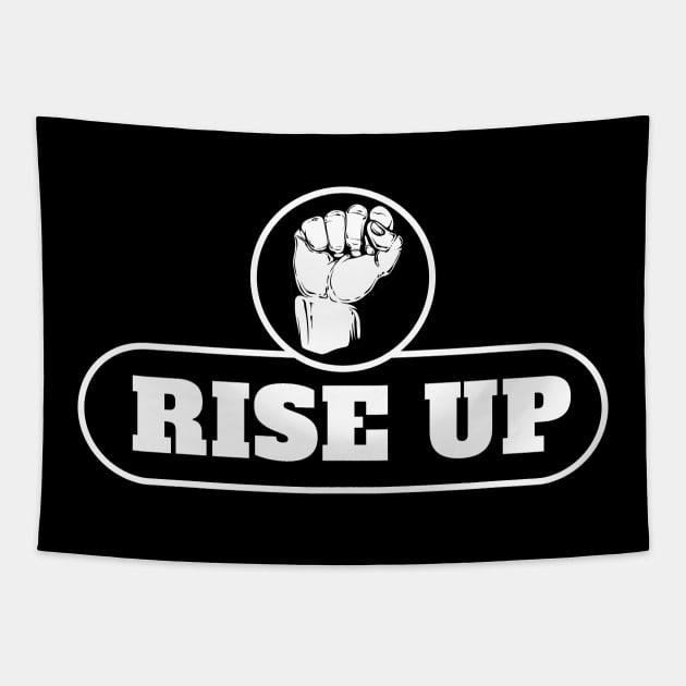 Rise Up Tapestry by Graphico