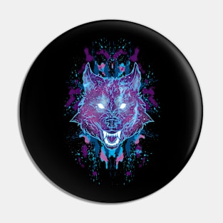 Starry Wolf Pin