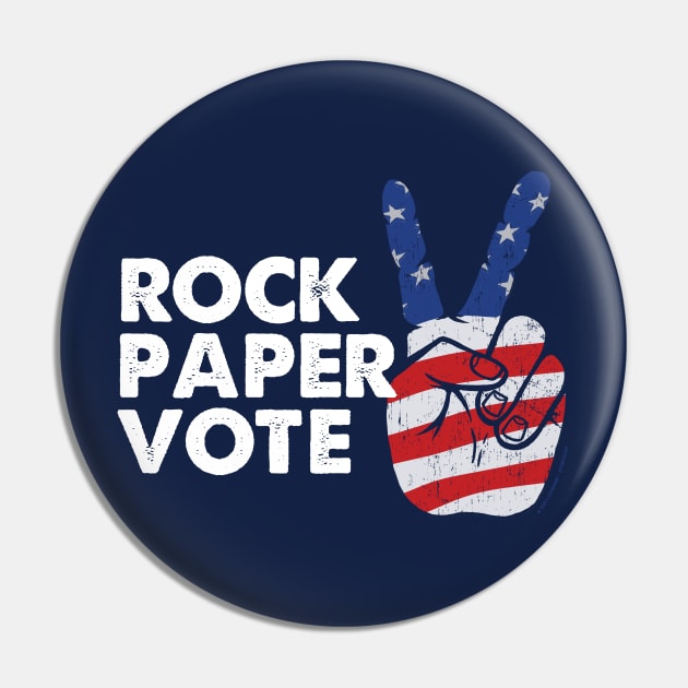 ROCK PAPER VOTE Pin by Jitterfly