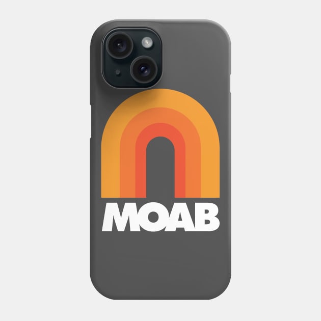 Moab Utah Retro Design Phone Case by PodDesignShop