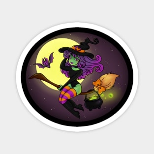 Cute and Witchy Magnet