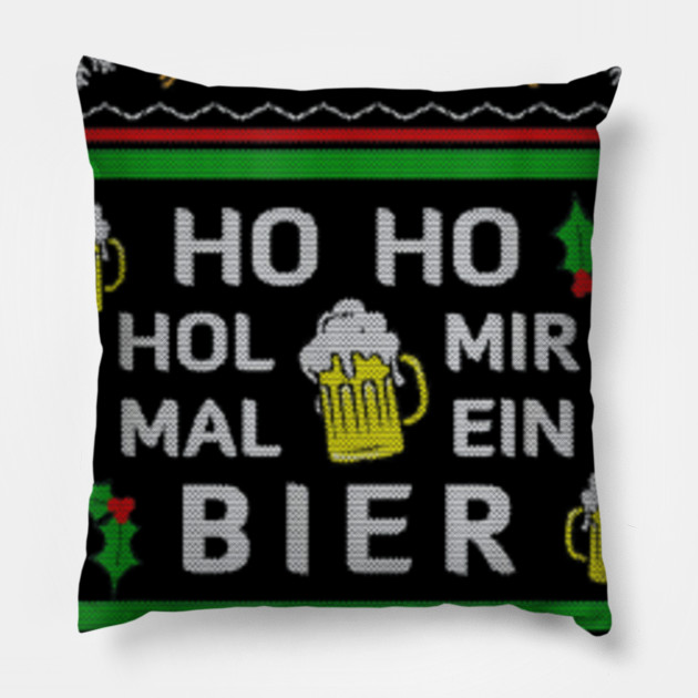 Ho Ho Hol Mir Mal Ein Bier Ugly Christmas Lustige Sprüche By Teejoggerr