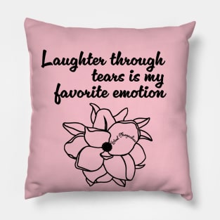 Laughter through tears Pillow