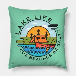 lake life Pillow
