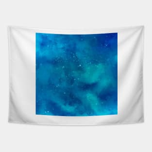 Mistic blue galaxy Tapestry