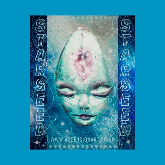 Starseed Crystal by WWW.ASCENSIONART.CO.UK