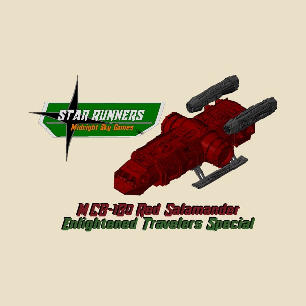 Red Salamander Freighter by Midnight Sky Games