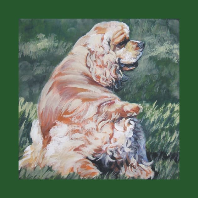 American Cocker Spaniel Fine Art Painting by LASHEPARD