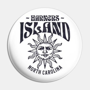 Harkers Island, NC Summertime Vacationing Watchful Sun Pin