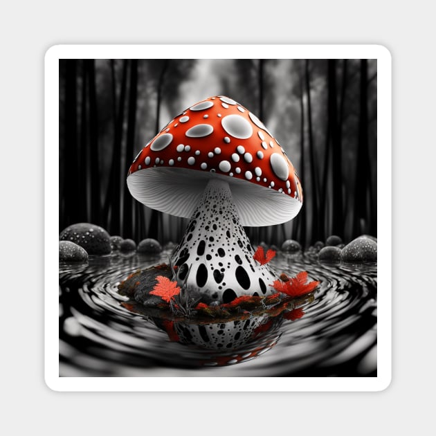 Fly agaric 5 Magnet by knolios