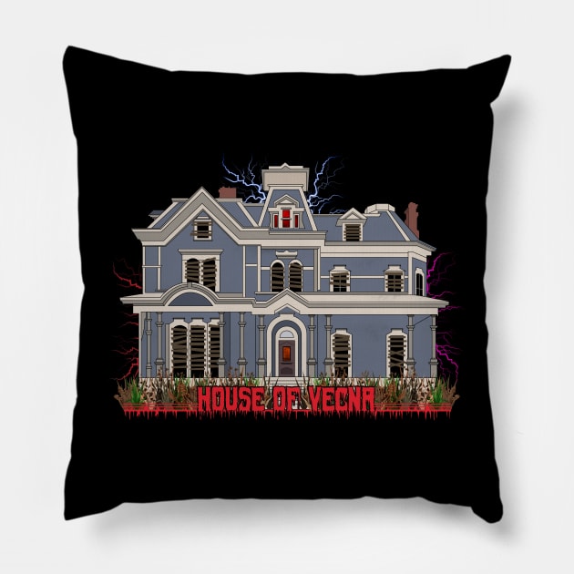 The House of Vecna Pillow by Brains