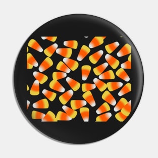 Candy Corn Tile (Black) Pin