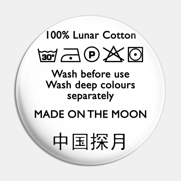 Lunar Cotton Pin by LanfaTees