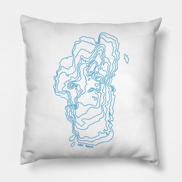 Lake Tahoe Pillow by simplistictees