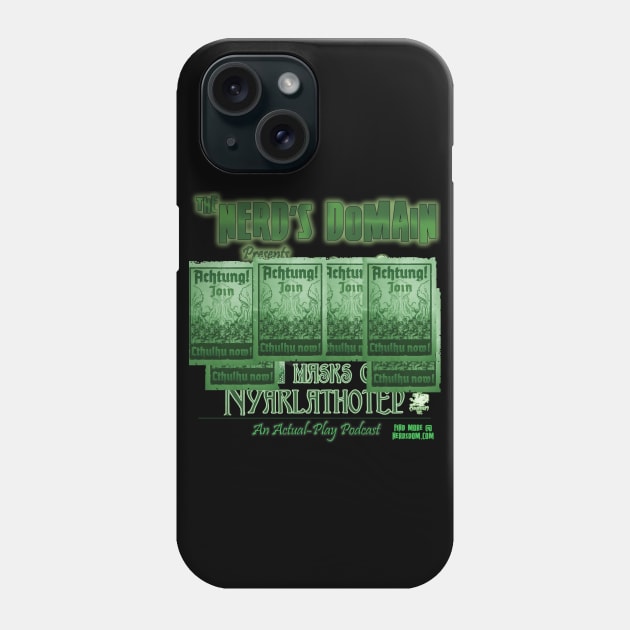 ND Presents Masks of Nyarlathotep Season 2 Phone Case by The Nerd's Domain