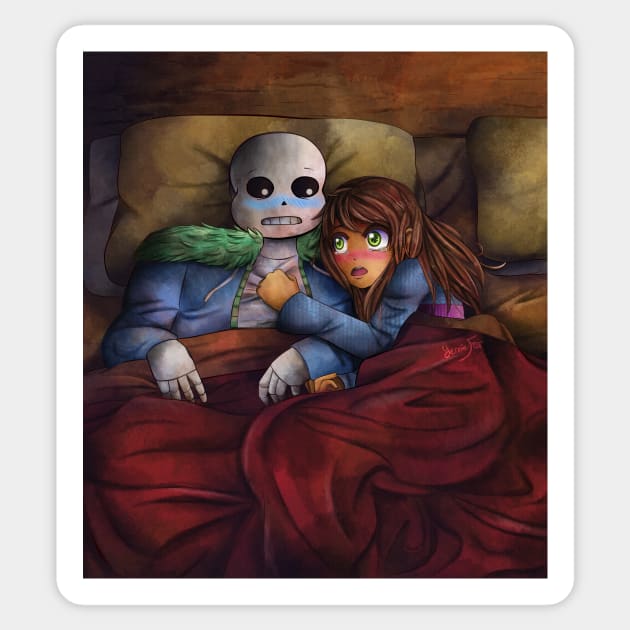 Nightmare Sans x Frisk