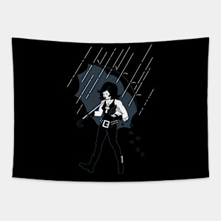 Endless Death - Morton Salt Girl - Goth Tapestry