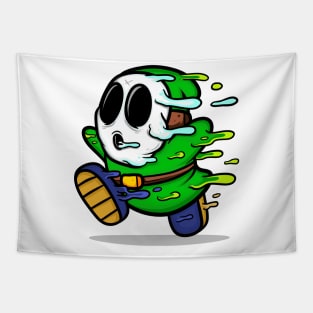 mask green dwarfs run Tapestry