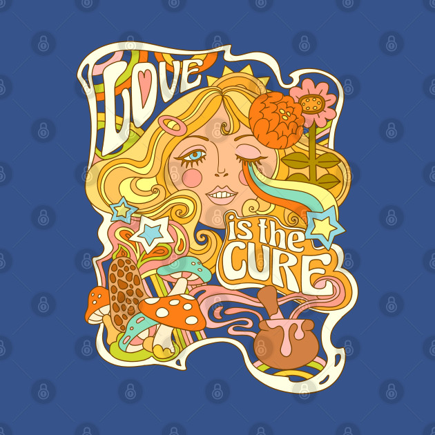 Love is the Cure - Psychedelic - T-Shirt