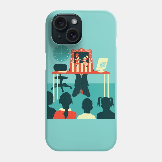 Kids at Work Phone Case by Neil Webb | Illustrator