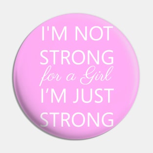 I'm Strong Pin