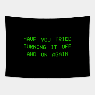 Have you tried turning it off and on again Tapestry