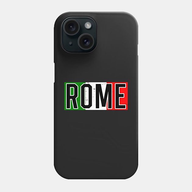 Rome Italian Flag novelty gifts Phone Case by B89ow