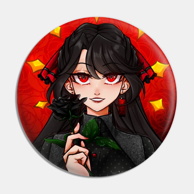 Black haired girl Pin by Anet Garol