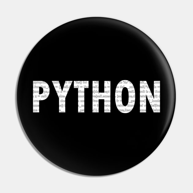 Python Pin by AnjPrint