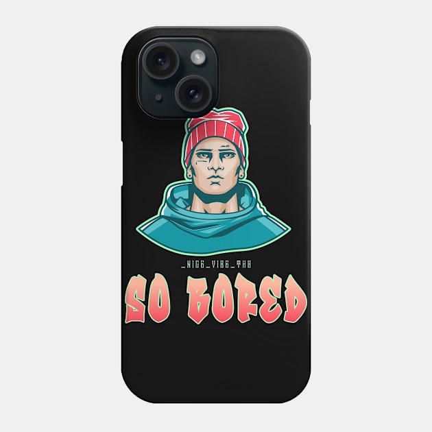 Rap - Rapper - So Bored Phone Case by Adaba