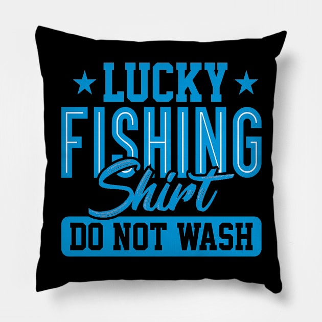 Lucky Fishing Do Not Wash Pillow by 29 hour design