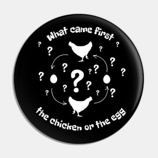 What came First The Chicken or the egg ? Pin