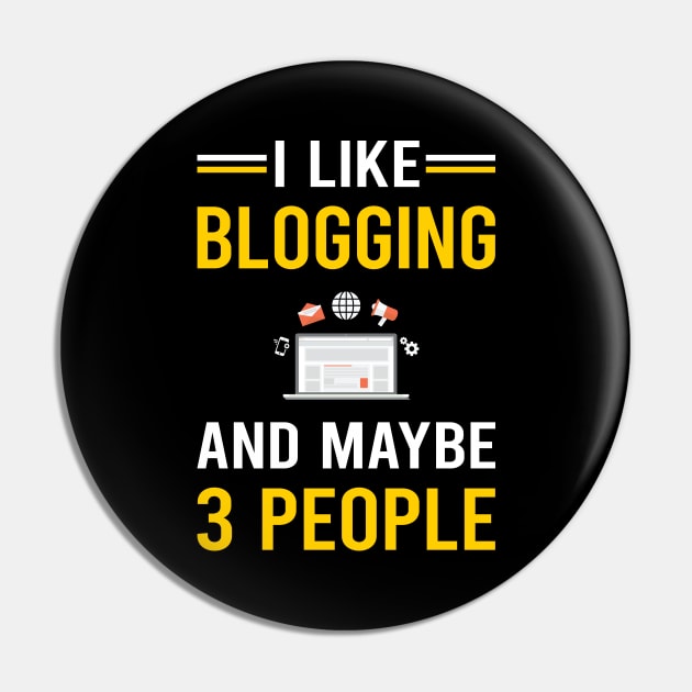 3 People Blogging Blog Blogger Pin by Good Day