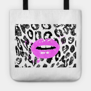 Lips, pink lips Tote