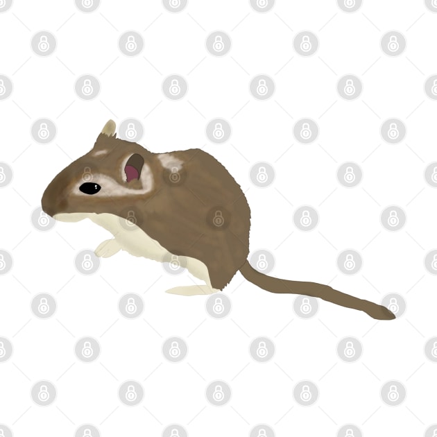 Cute brown gerbil by Becky-Marie