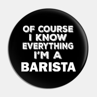 BARISTA Pin