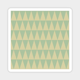 Geometric Triangles Pattern Magnet