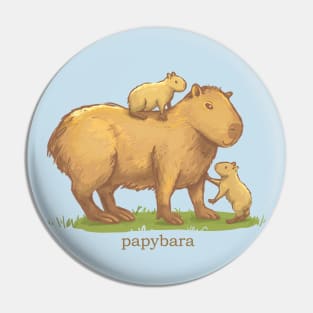 Pappy Capybara Pin