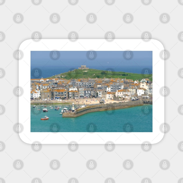 St Ives, Cornwall Magnet by Chris Petty