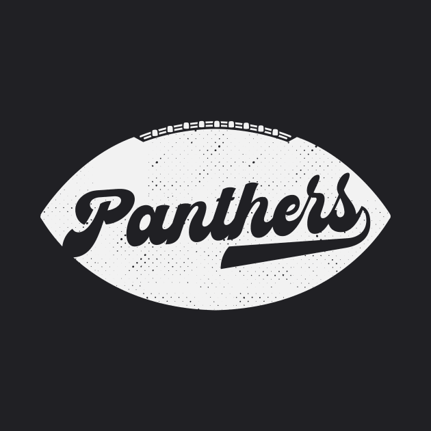 Retro Panthers Football by SLAG_Creative