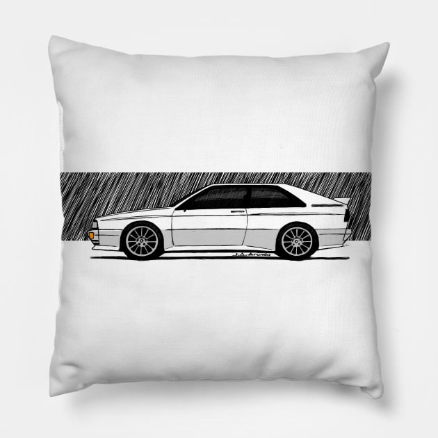 The rally car that changed the rules! Pillow by jaagdesign