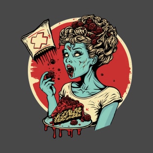 Zombie pin up lady T-Shirt